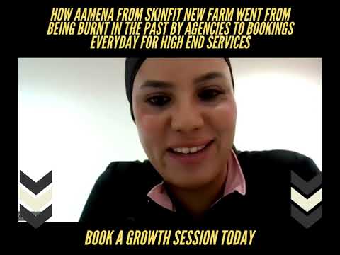 Aamena β SkinFit New Farm β getting bookings daily