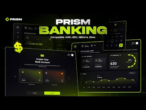 Prism Banking | The Most Advanced FiveM Banking Script | [ESX, QBox, QBCore] | Prism Scripts