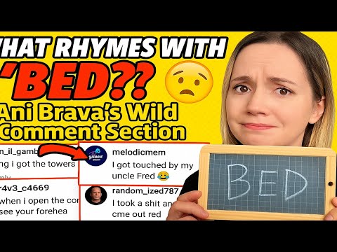 What rhymes with BED? - Ani Brava's Wild Comment Section 🤯🔥 Chat Music