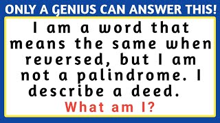 ONLY A GENIUS CAN ANSWER THESE 20 TRICKY RIDDLES | 20 IMPOSSIBLE riddles that’ll test your brain
