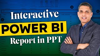 Interactive Power BI Report in PPT