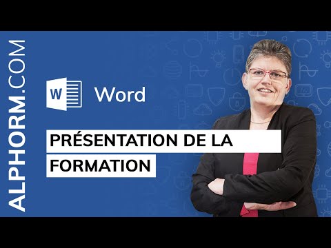 Présentation de la formation Word 2016 Expert