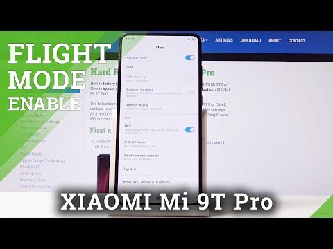 How to Activate Airplane Mode in XIAOMI Mi 9T Pro - Flight Mode