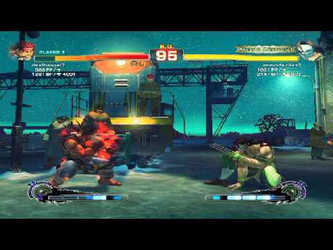 Ultra Street Fighter IV battle: Evil Ryu vs Vega