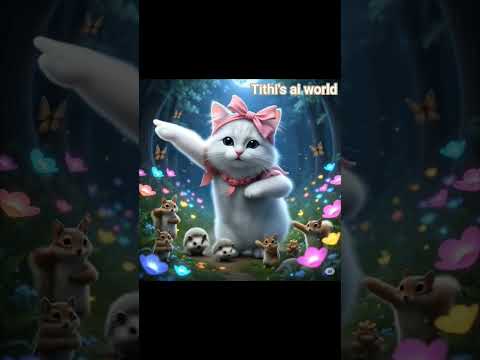 A cute cat dancing #cat #animatin #cute #funny #aivideo #aishorts #viralvideo #viralshort