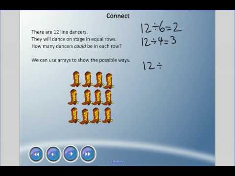Mr. Hardy Teaches: Gr 4 Math - Unit 3-Lesson 4: Using Arrays to Divide