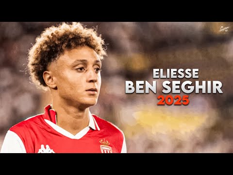 Eliesse Ben Seghir 2025 - Magic Skills, Assists & Goals - Monaco | HD