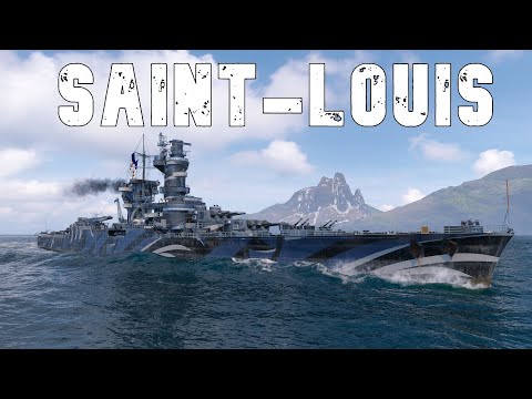 World of WarShips Saint-Louis - 5 Kills 224K Damage