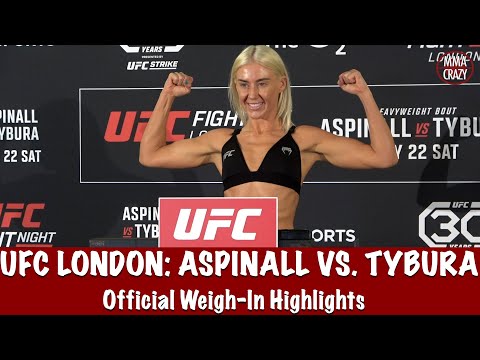 Full UFC London Official: Weigh In Highlights