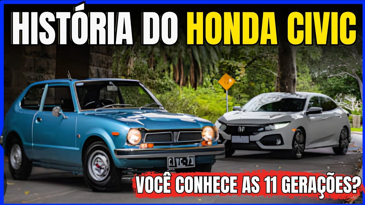 A História do Honda Civic - Um dos Carros mais Icônicos da Indústria Automotiva