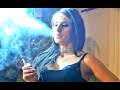 Beautiful Brunette Smoking Hard And Deep