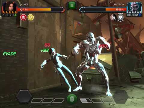 Quake vs ultron variant 1 -  Marvel contest of champions