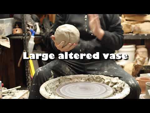 Large altered vase timelapse