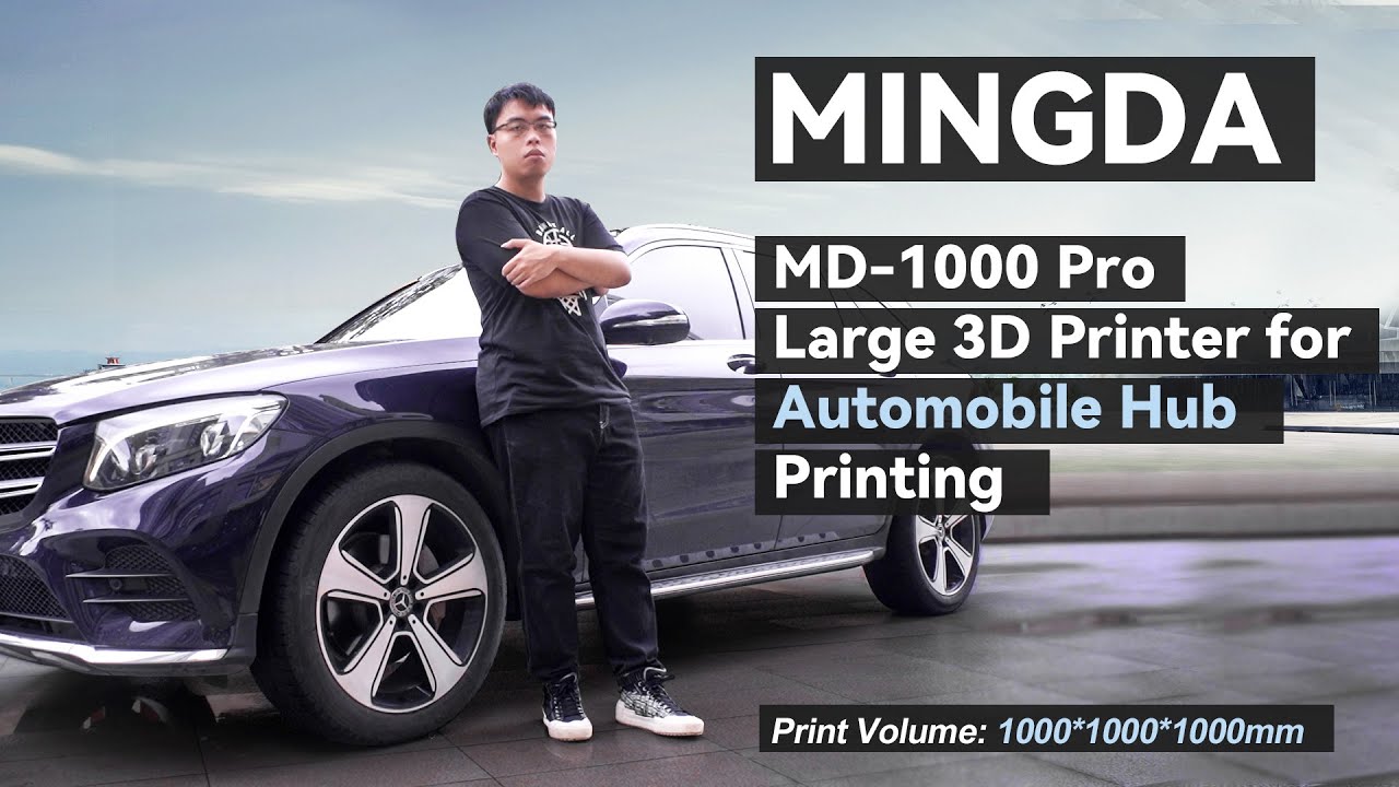 MINGDA MD-1000 Pro Large 3D Printer for Automobile Hub Printing