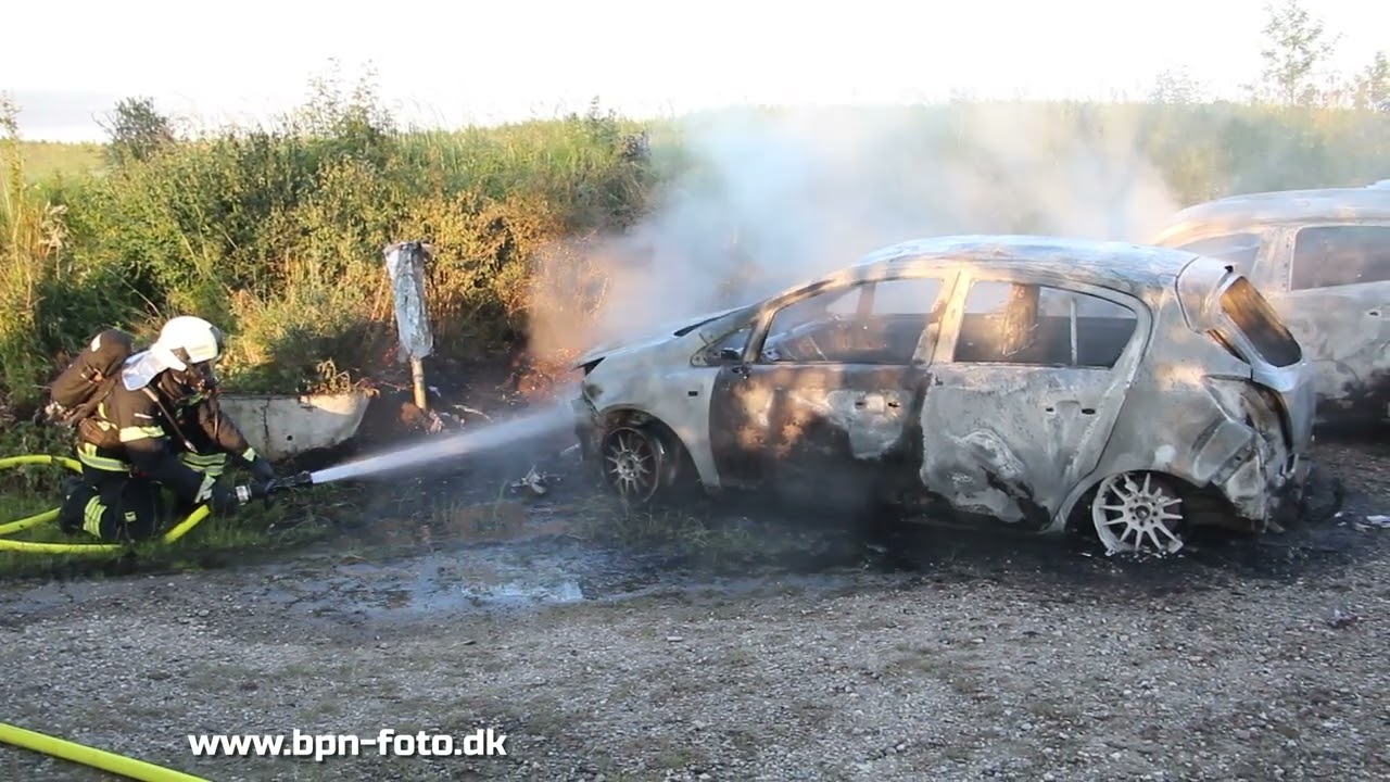 22.06.2025 / Brand-Bil i det fri / Ballerup