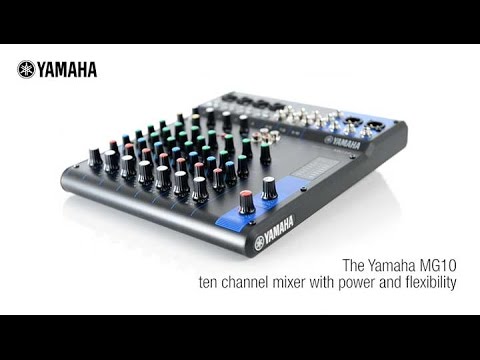 Yamaha MG10XU 10 Input Effects USB EQ Filters Stereo Mixer w 20' XLR Cables image 14