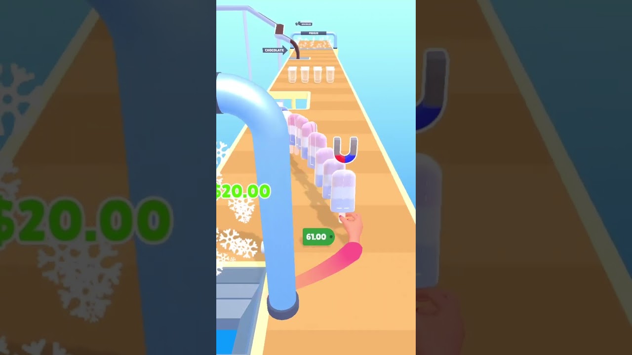 Viral Tiktok Game 🍦👩🏻‍🦰🌈 Popsicle Stack Best iOS Android Mobile Gameplay #shorts