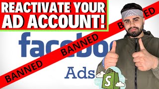 Simple HACK To Reactivate Disabled Facebook Ads Account | E-Commerce