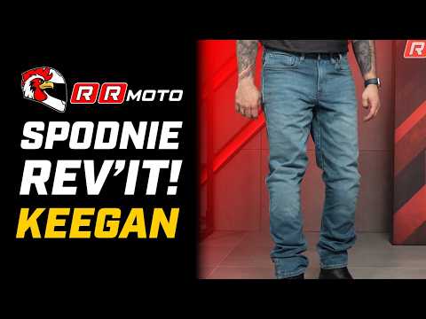 REVIT KEEGAN _ jeansy motocyklowe CORDURA® Stretch z ochroną Seesmart i klasycznym stylem
