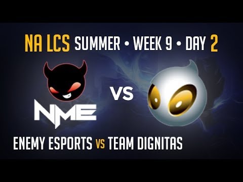 NA LCS Summer 2015 Week 9 Day 2 - Enemy eSports vs Dignitas - NME vs DIG W9D2