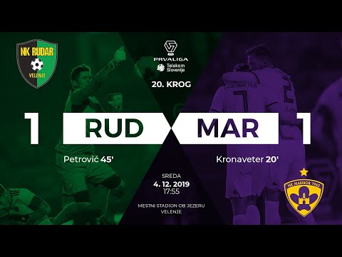20.krog: Rudar - Maribor 1:1 ; Prva liga Telekom Slovenije 2019/2020