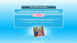CARA MENYELESAIKAN VACATIONER&#39;S GUIDE TO THE OUTDOORS QUEST | THE SIMS FREEPLAY INDONESIA
