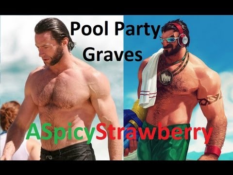 Pool Party Graves Skin Gameplay - League of Legends