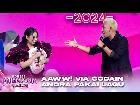 VIA SENANG BANGET! Dinyanyiin Sama Andra Bagindas | KONTES PRIMADONA PANTURA
