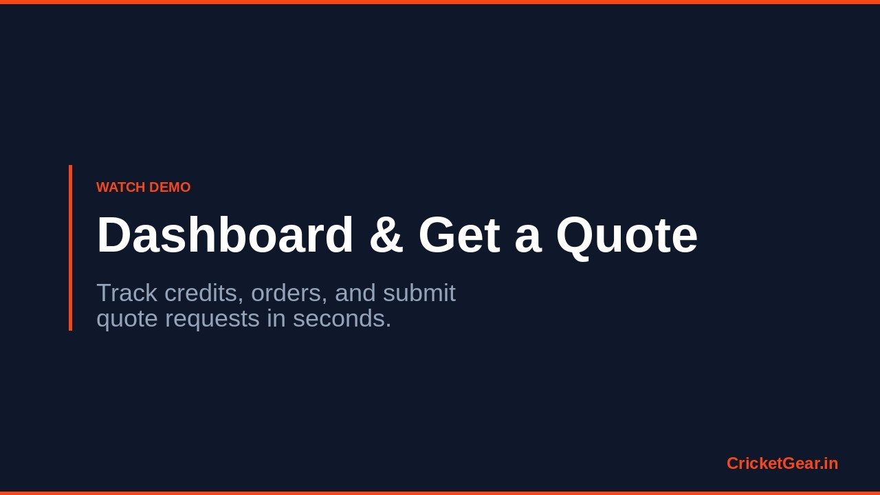 Dashboard & Get a Quote thumbnail