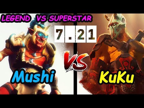 TNC KuKu - [Juggernaut] vs Tigers Mushi [TrollWarlord] LEGEND VS SuperStar | Dota 2 7.21 Rank