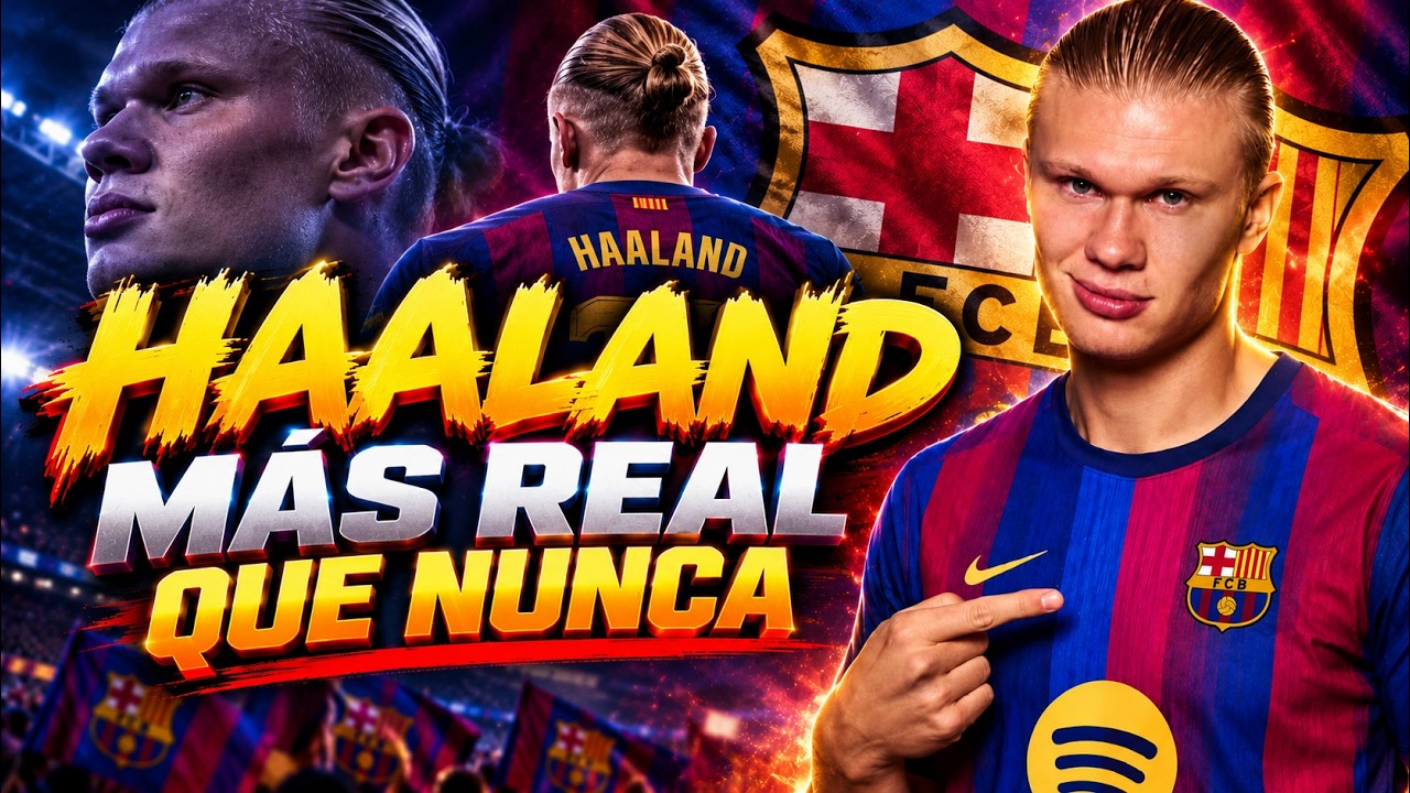HAALAND y el BARÇA ¡YA NO es SOLO un SUEÑO!