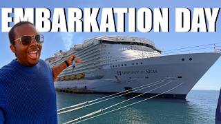 Harmony of the Seas Embarkation Day (Galveston) | FIRST Royal Caribbean Cruise!