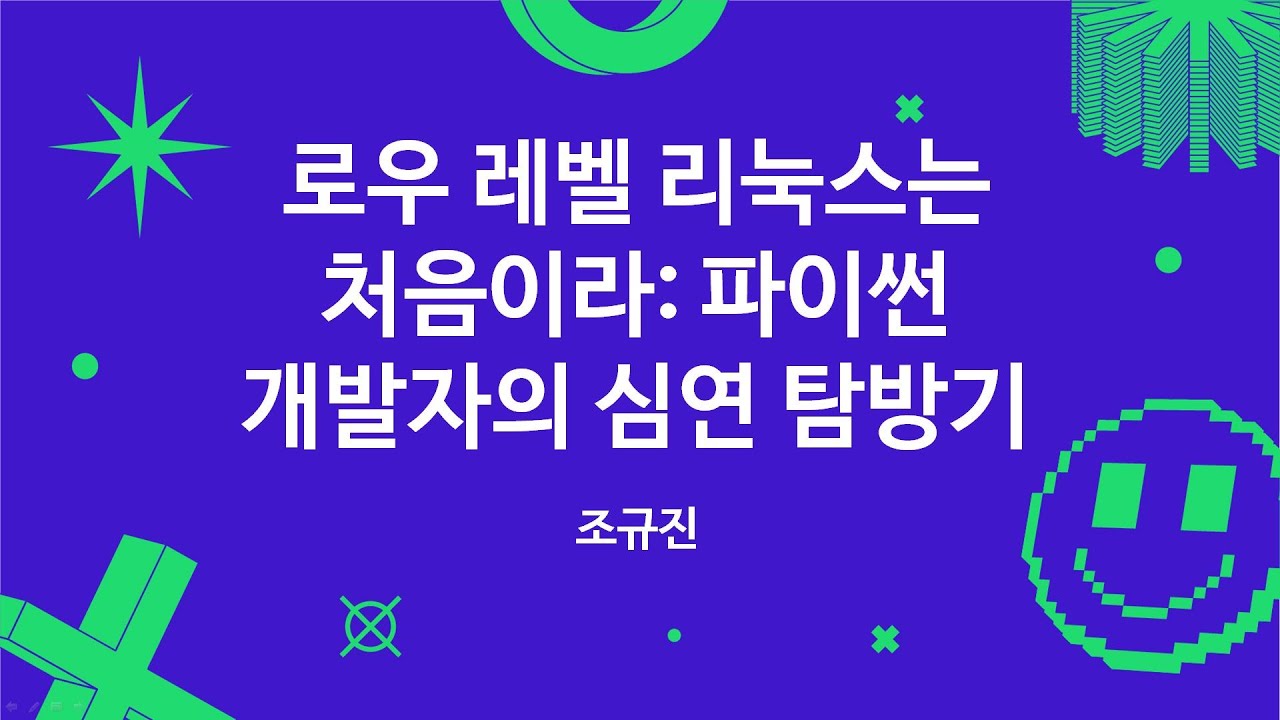 로우 레벨 리눅스는 처음이라: 파이썬 개발자의 심연 탐방기