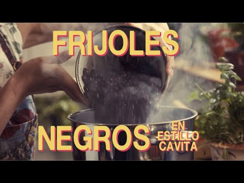 How To Make - Frijoles Negros en Estillo De Cavita - Black Beans Cavita Style