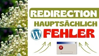 ALLE FEHLER lösen | Weiterleitung | Fehler im WordPress-Plugin