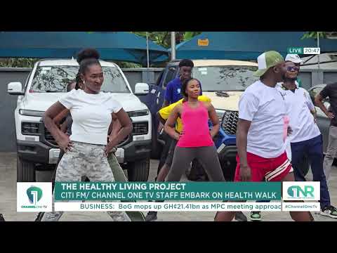Channel One TV & Citi FM Staff Embark on Health Walk for Employee Wellness