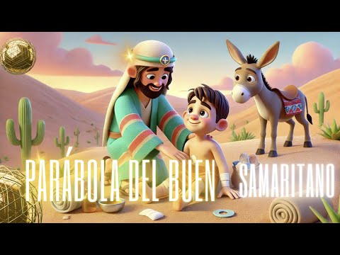 🤝 La Parábola del Buen Samaritano | Biblia para niños 🌟