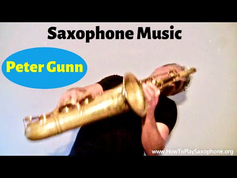 Peter Gunn - Saxophone Music and Backing Track by Johnny Ferreira