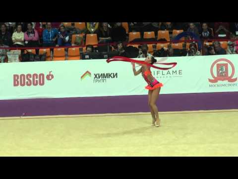 Sakura Hayakawa, Japan, ribbon. Grand Prix, 2015, Final, Moscow.