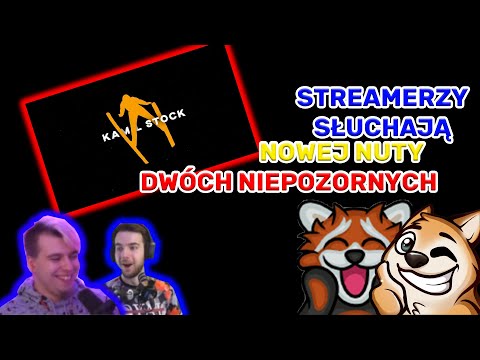 STREAMERZY SŁUCHAJĄ NOWEJ PIOSENKI DWÓCH NIEPOZORNYCH