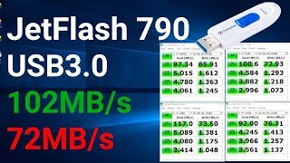 Transcend 128 GB JetFlash 790 TS128GJF790W - відео 3