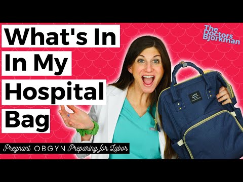 OB/GYN Packs Hospital Bag for Mom, Partner, and Baby #2 | Labor & Delivery & Postpartum Essentials!