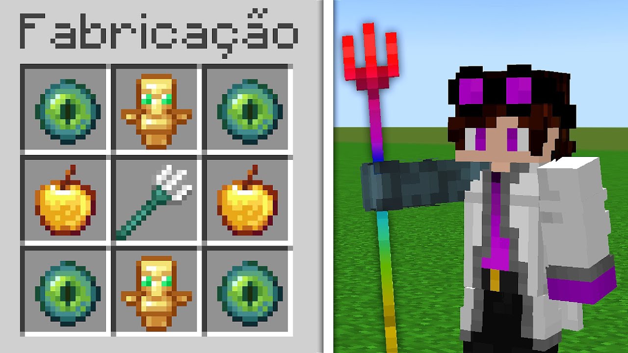 AS NOVAS ARMAS LENDÁRIAS DO Minecraft