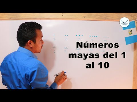 Part of a video titled Números mayas del 1 al 10 | Числа майя от 1 до 10 | maias | Numeri
