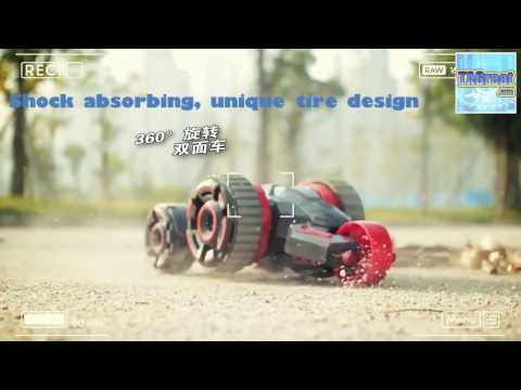 Cool Remote Control High Speed RC Tumbling Race Stunt Car Toys with Lights