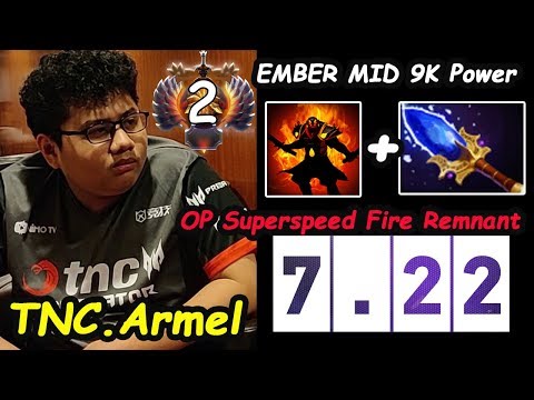 Armel - [Ember Spirit] MIDLANE Aghanim Scepter BUILD Superspeed Fire Remnant Dota 2 7.22 Gameplay
