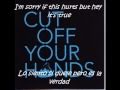 Cut Off Your Hands/Happy As Can Be Lyrics ...