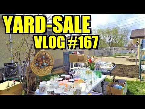 Ep167: A SWEET ANTIQUE FIND FROM ENGLAND! - The ORIGINAL Go-Pro Garage Sale VLOG!