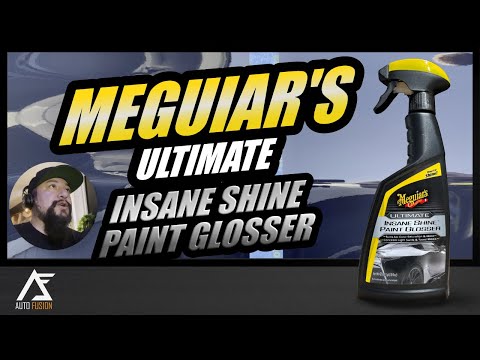 Meguiars Ultimate Insane Shine Paint Glosser demo on Light and Dark paint