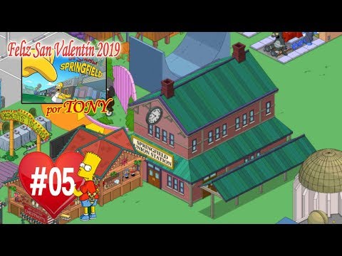 Los Simpson Springfield "SanValentin'19: Cap. 5 - La estación de tren" por Tony